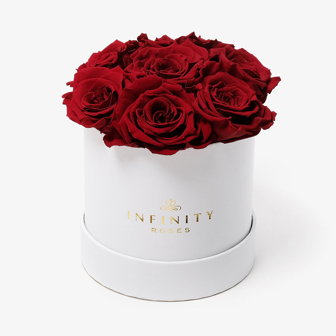 Medium Red Bloom Rose Box
