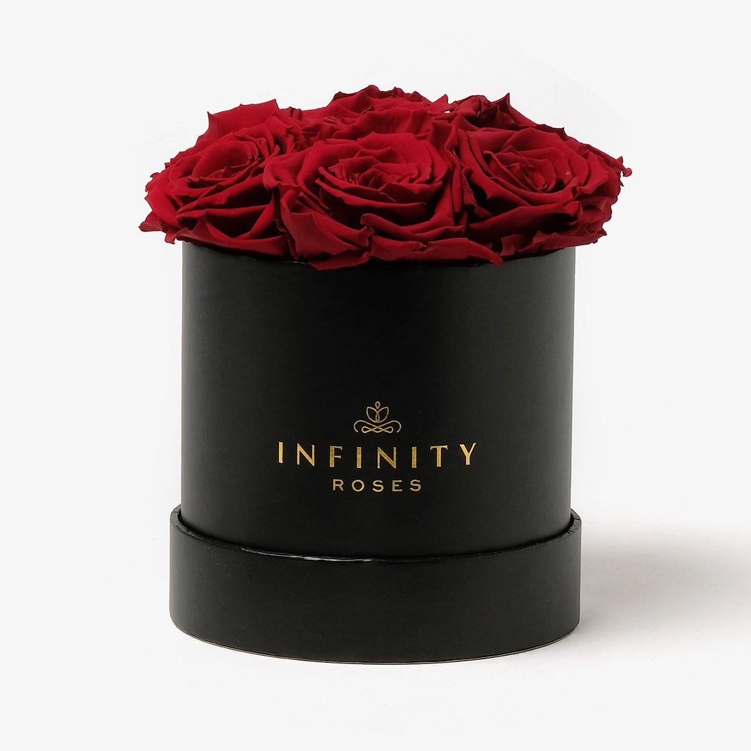 Medium Red Bloom Rose Box