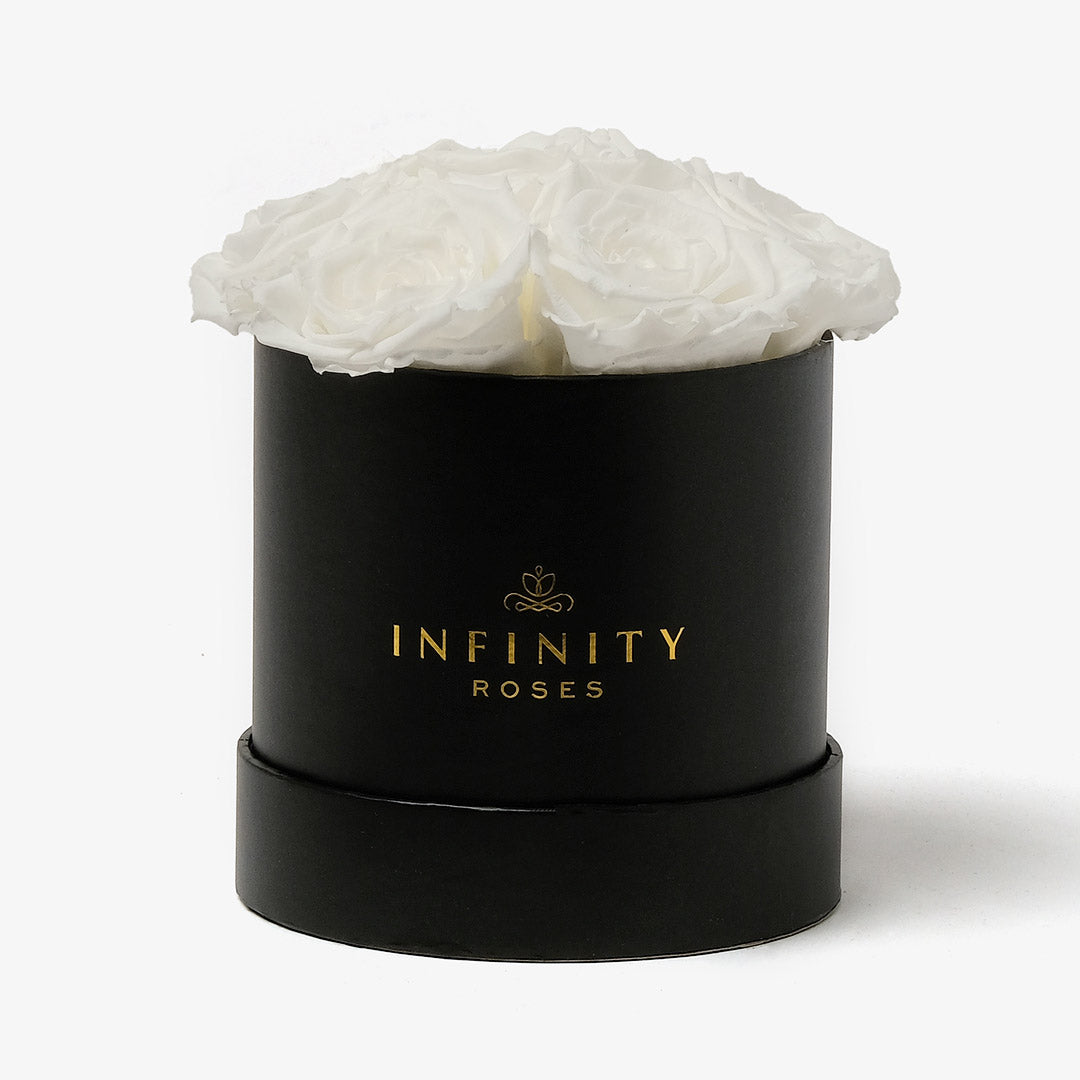 Medium White Bloom Rose Box