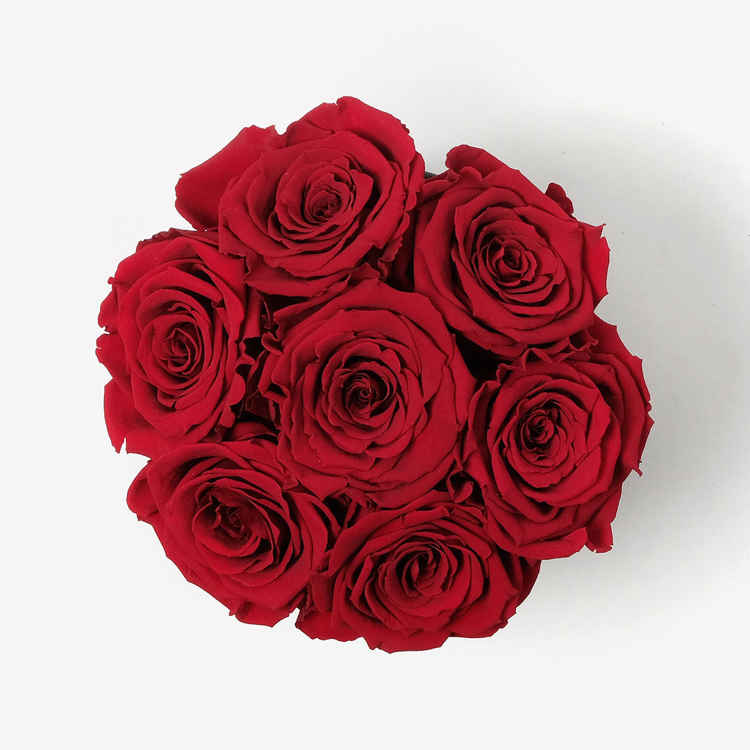 Medium Red Bloom Rose Box