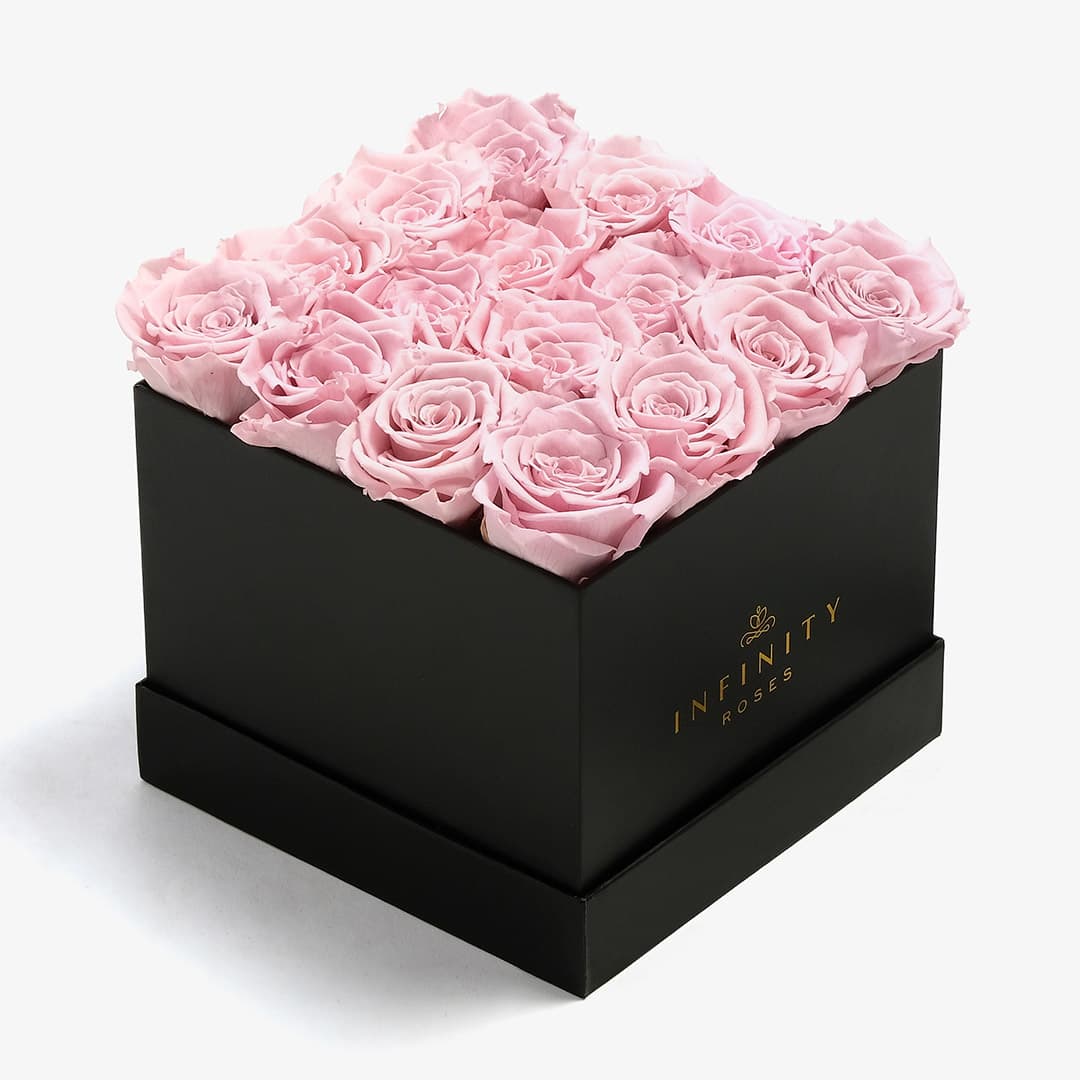 Large Pink Rose Box