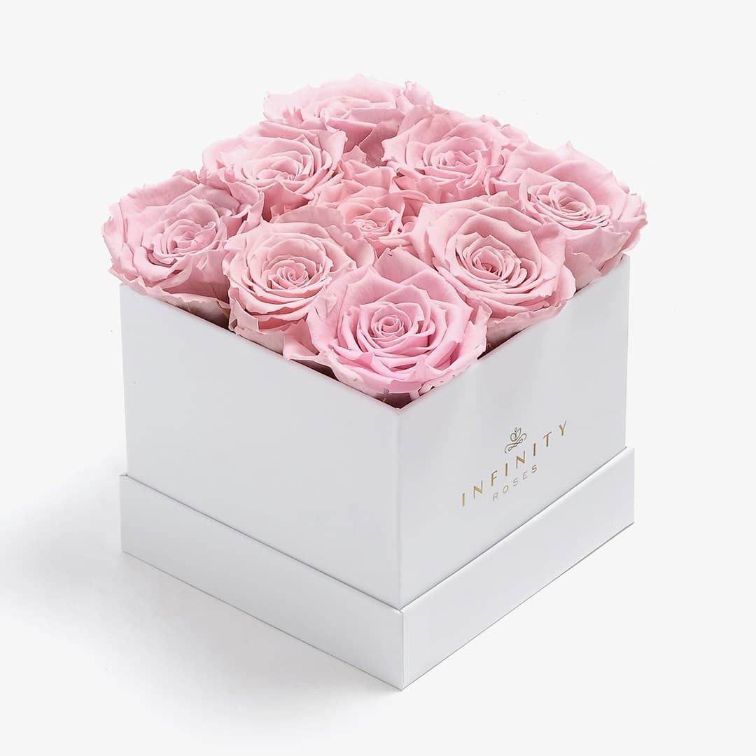 Medium Pink Rose Box