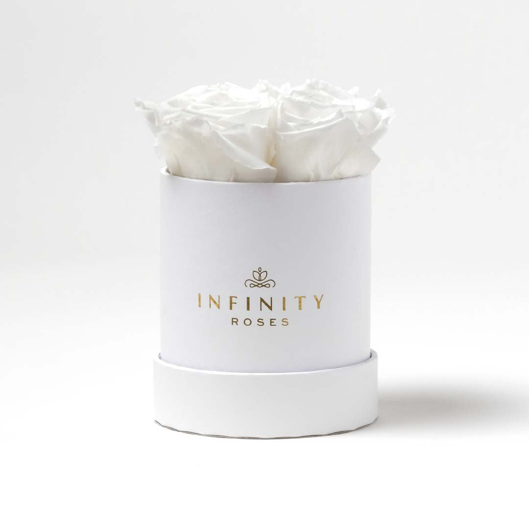 Small White Rose Box