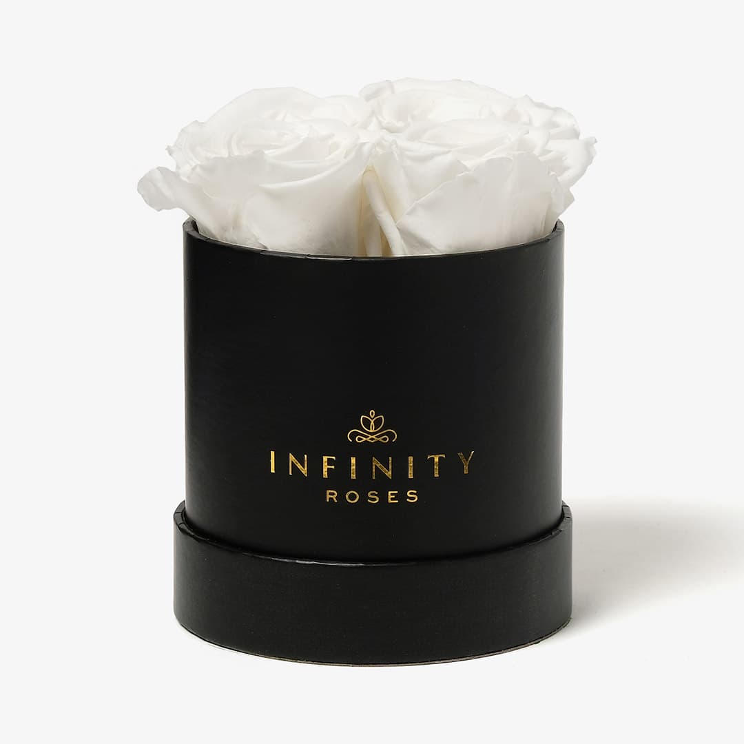 Small White Rose Box