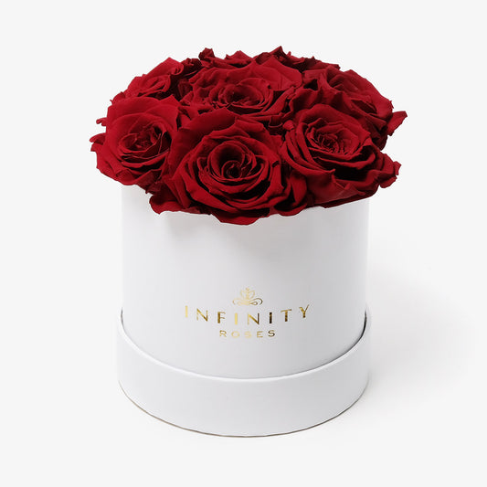 Medium Red Bloom Rose Box