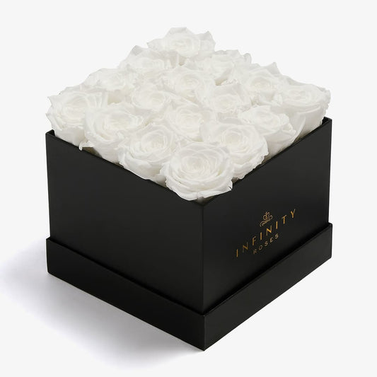 Large White Rose Box